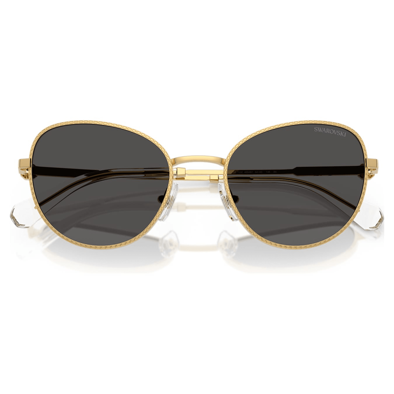 Swarovski Sunglasses, Cat-eye shape, Gray -Swarovski