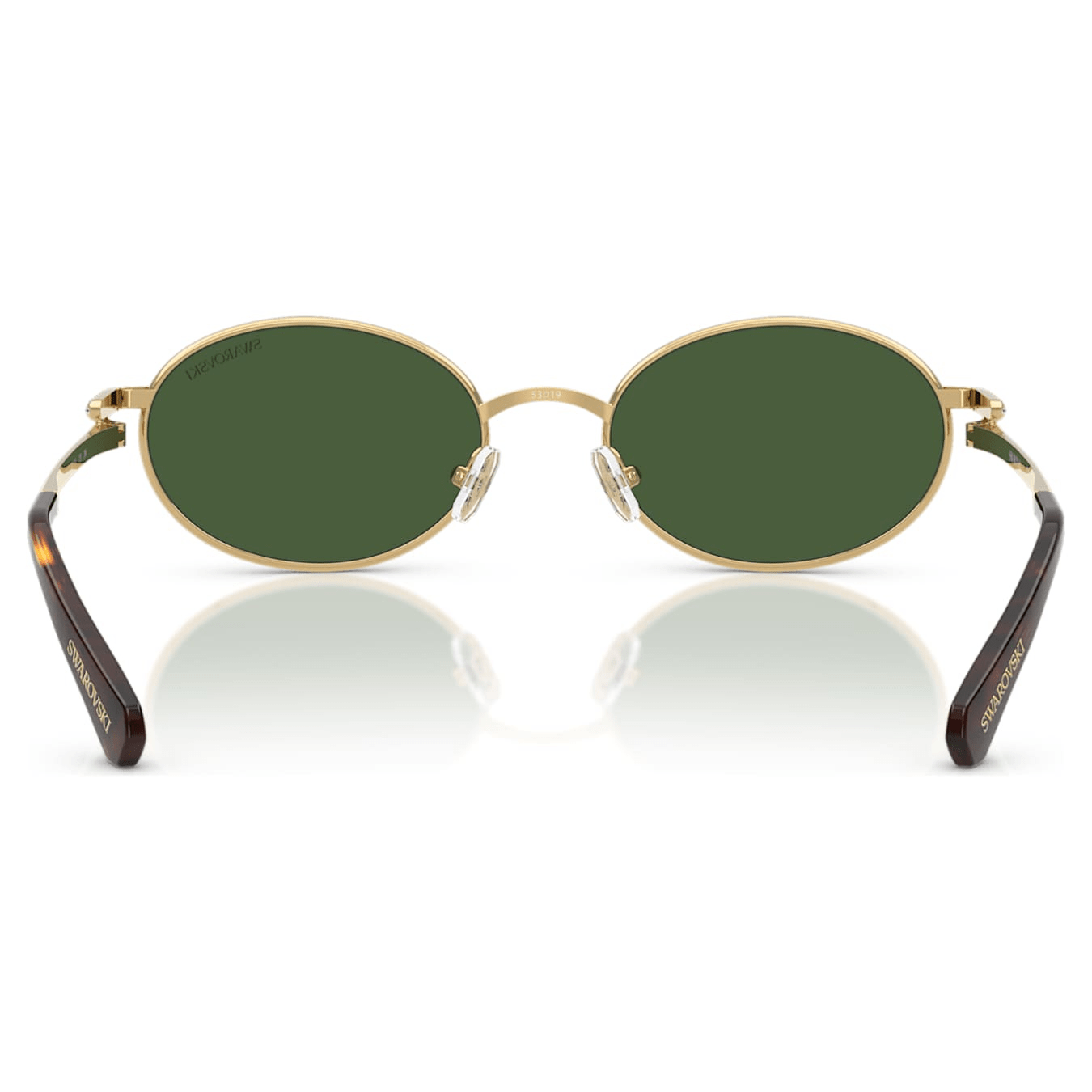 Swarovski Sunglasses, Round shape, Green -Swarovski
