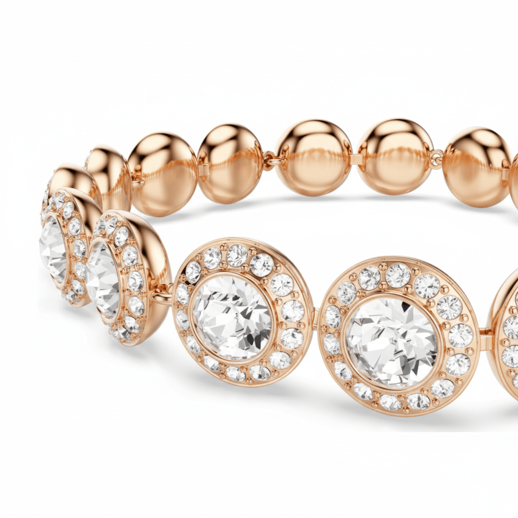 Swarovski Una Angelic bracelet Round cut -Swarovski