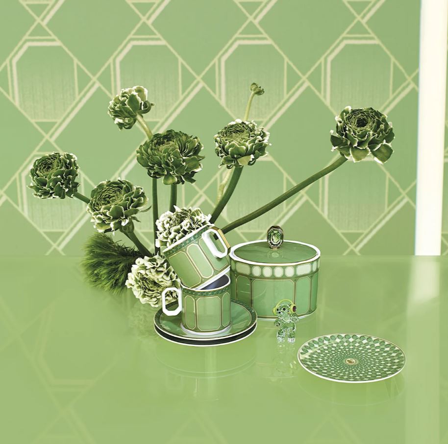 Swarovski x Rosenthal Signum Fern Espresso cup -Rosenthal