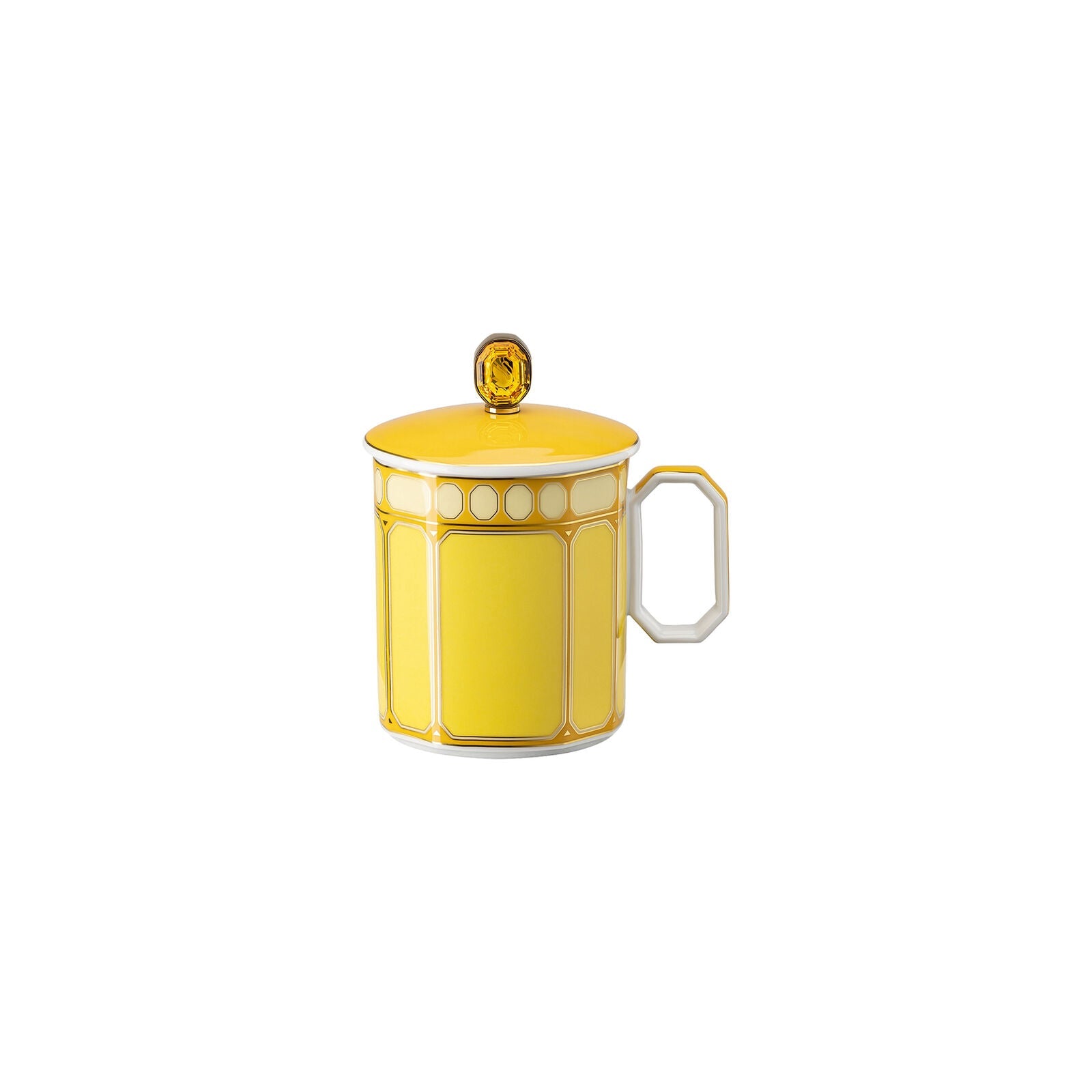 Swarovski x Rosenthal Signum Jonquil Mug With Lid -Rosenthal
