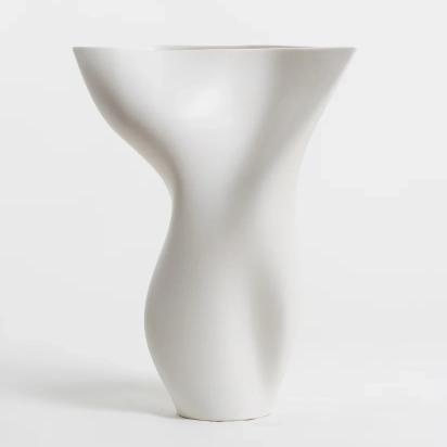 The Core Vase- Pearl White -Claraval