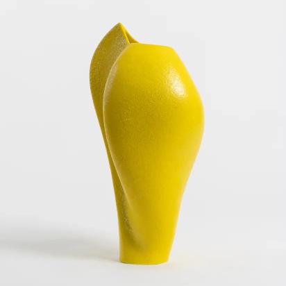 The Promise Vase - Yellow Popcorn -Claraval