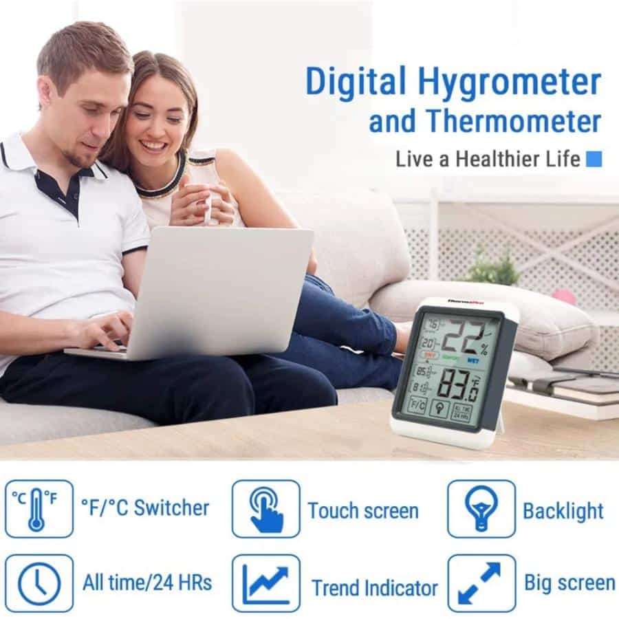 ThermoPro Digital Hygrometer Indoor Thermometer -ThermoPro