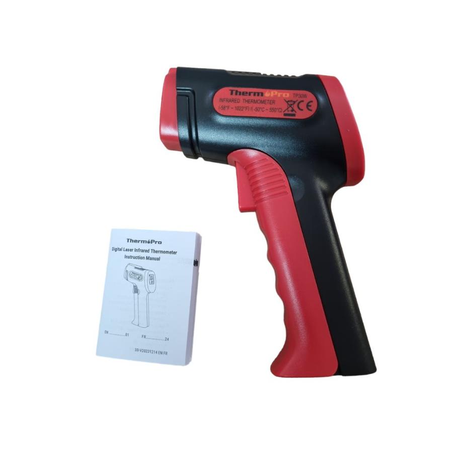 ThermoPro Digital Infrared No-Contact Laser Temperature Thermometer Gun - Red -ThermoPro