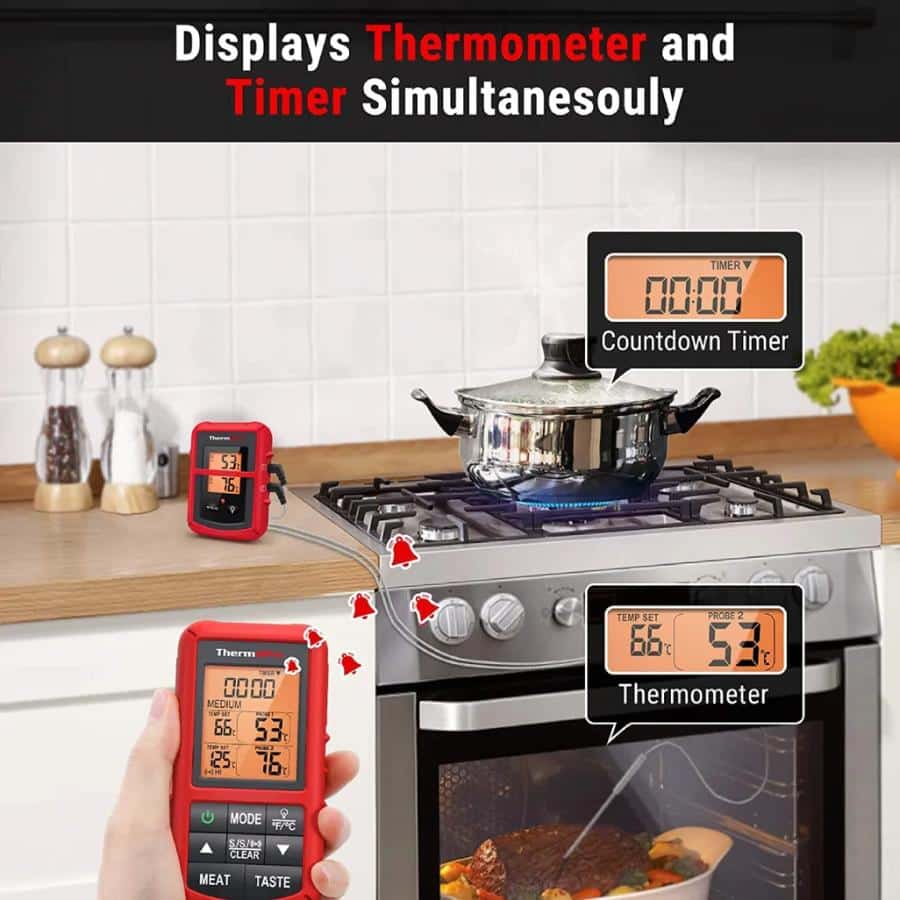 ThermoPro Digital Wireless & BBQ Thermometer -ThermoPro