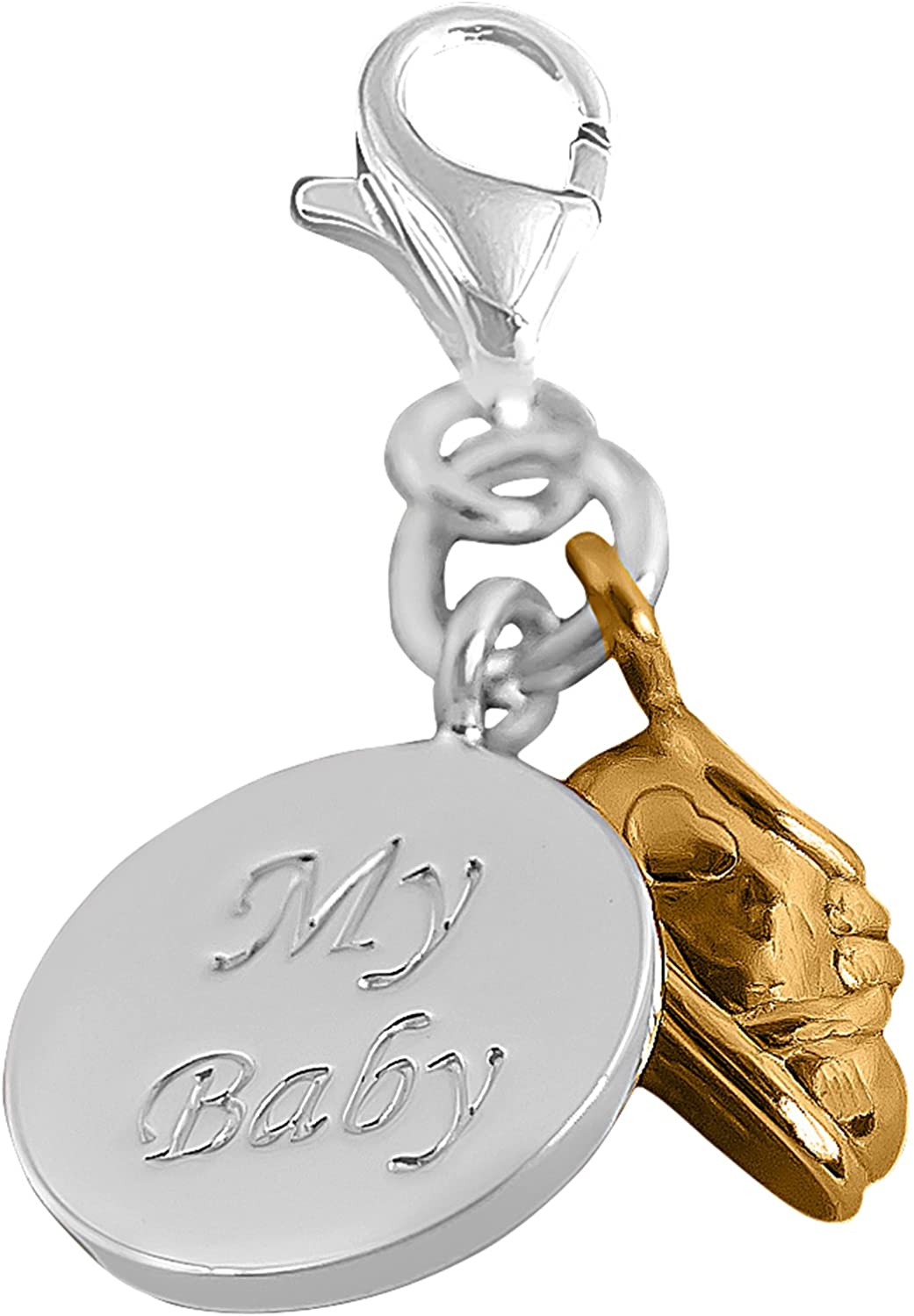 Thomas Sabo Charm Club Charm My Baby Sterling Silver And Gold 0954-41 -Thomas Sabo