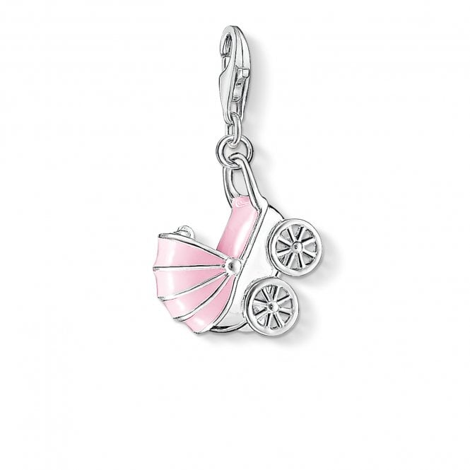 Thomas Sabo Charm Club Charm Stroller Silver & Enamel 1113-041-9 -Thomas Sabo