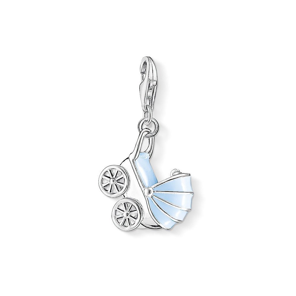 Thomas Sabo Charm Club Charm Stroller Silver & Enamel 1115-041-1 -Thomas Sabo