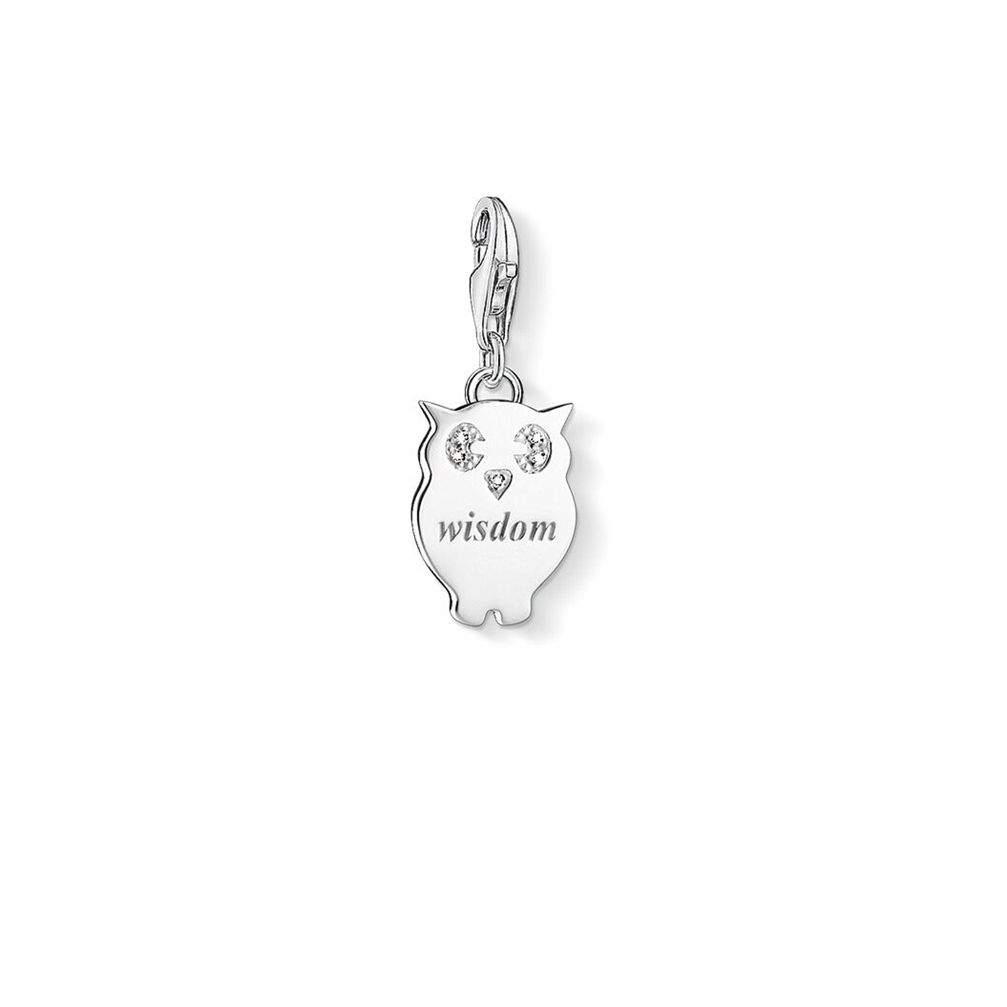 Thomas Sabo Charm Club Charm Wisdom Sterling Silver & Diamond Dc0033 - Thomas Sabo