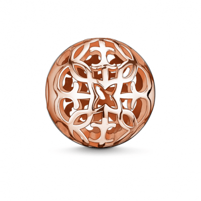 Thomas Sabo Karma Bead Arabesque Sterling Silver & Rose Gold K0011-41 -Thomas Sabo