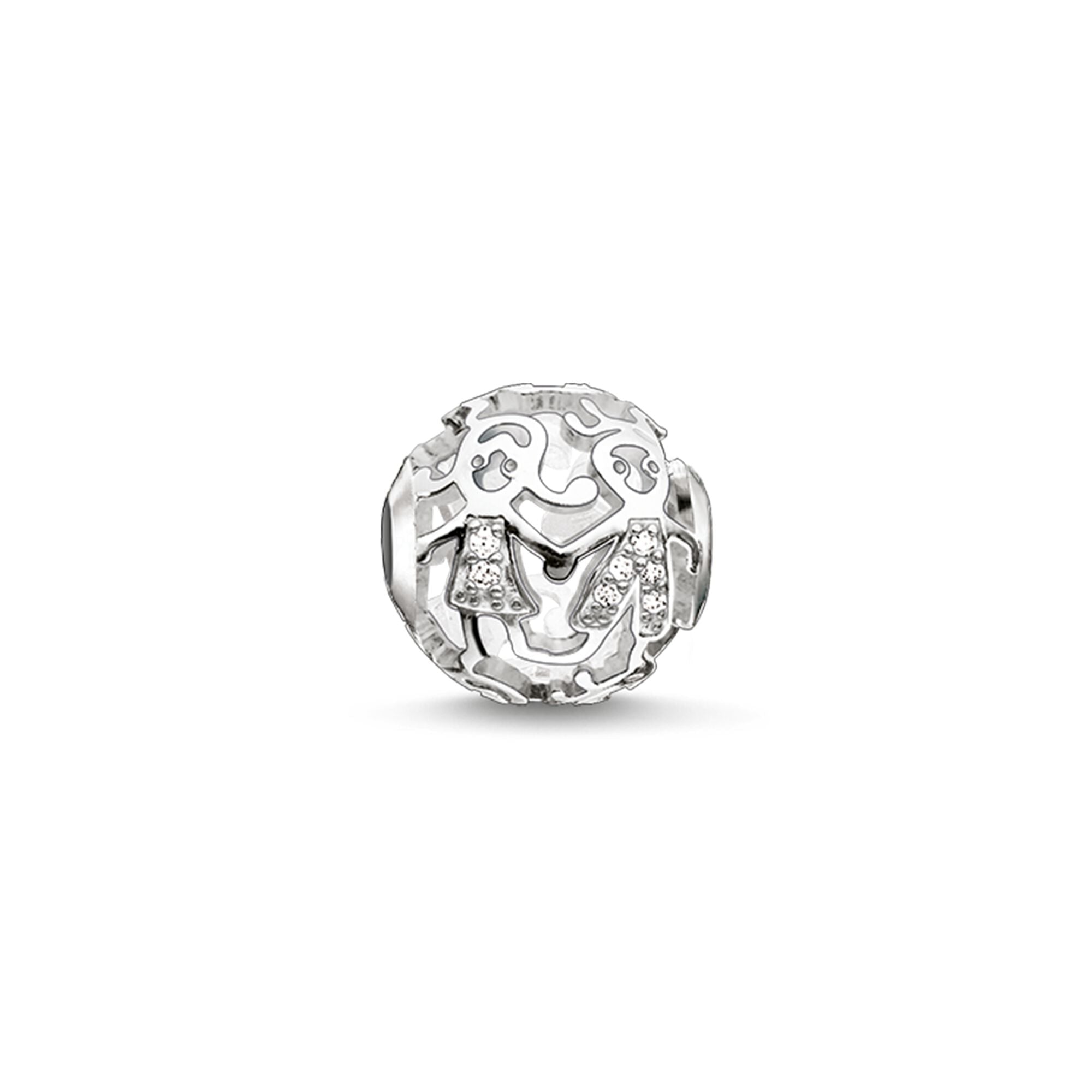 Thomas Sabo Karma Bead Kids Sterling Silver & C.Z. White K0159-051-14 -Thomas Sabo