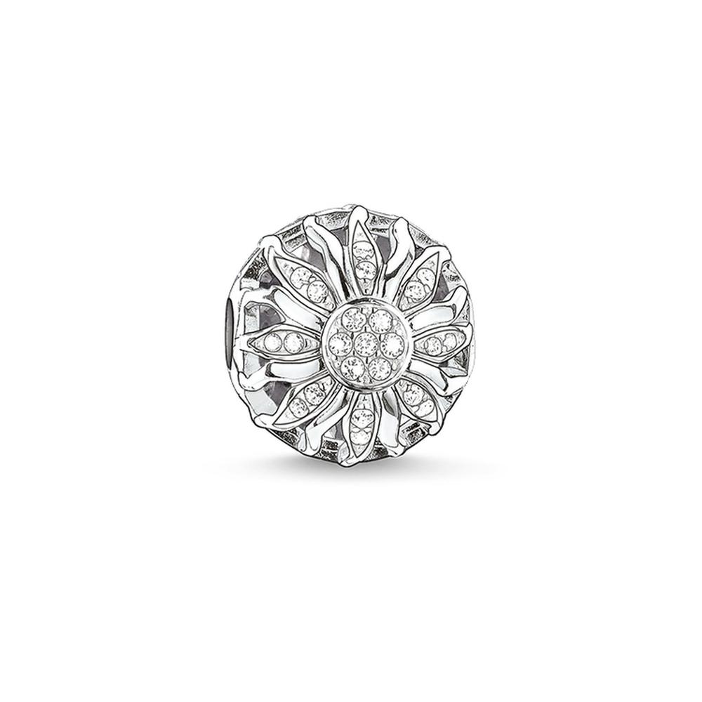 Thomas Sabo Karma Bead Sunshine Sterling Silver & C.Z. White K0020-051 -Thomas Sabo