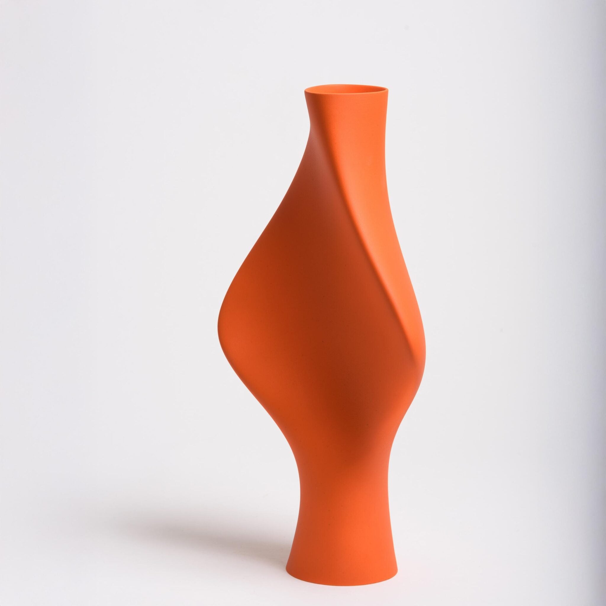 Vase Elegy - Flame Orange -Claraval