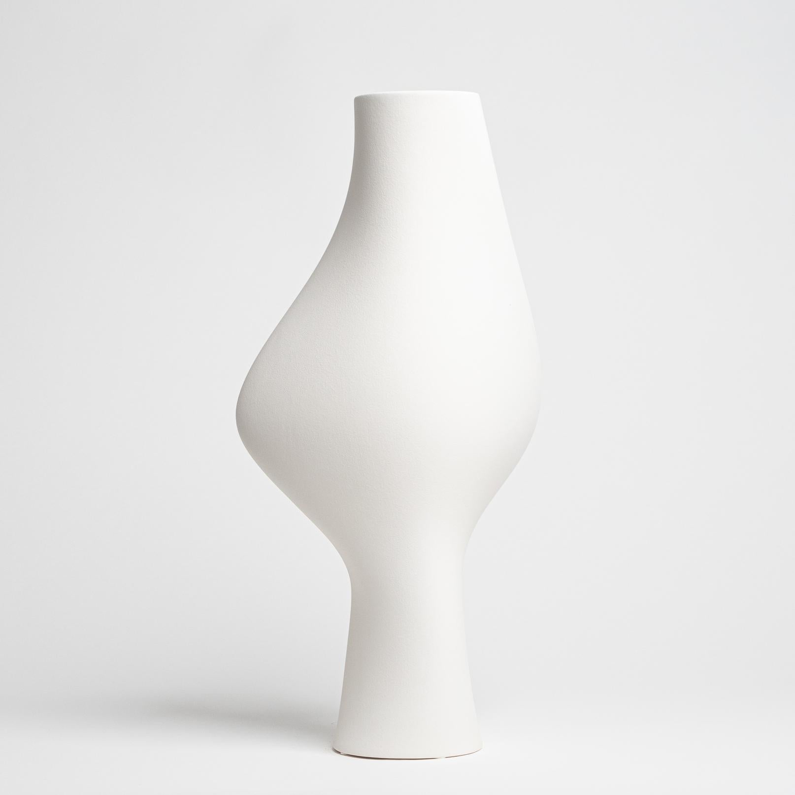 Vase Elegy - Pearl White -Claraval