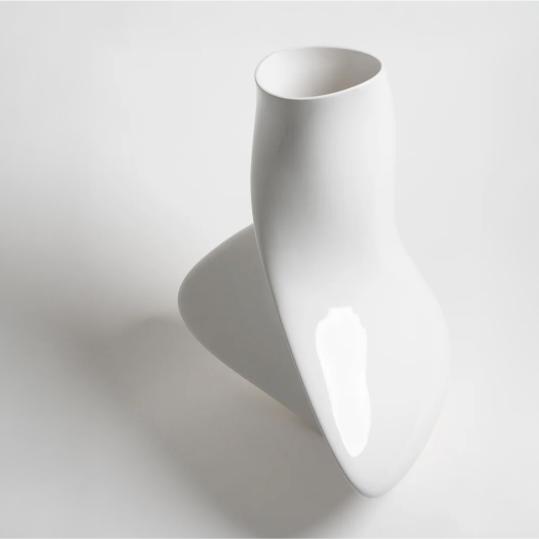 Vase Magnificat - Glacier White -Claraval