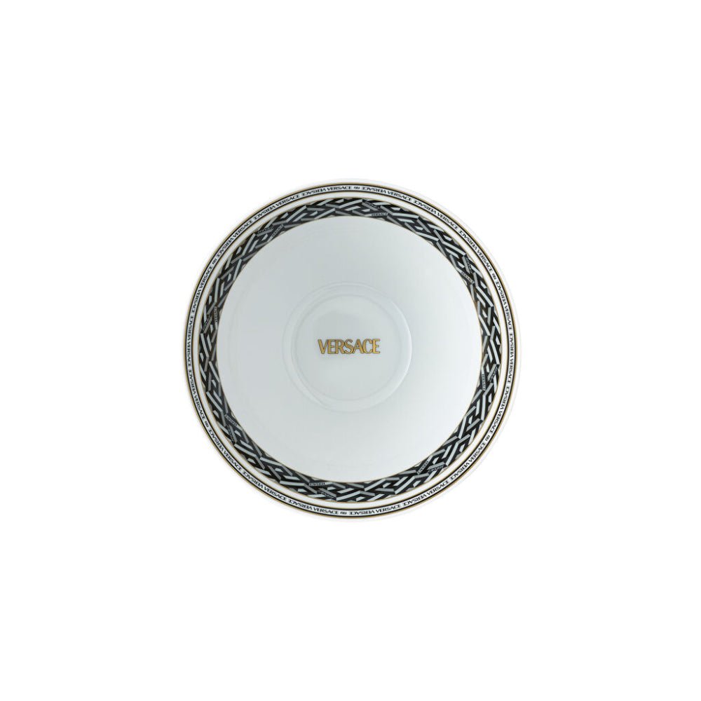 Versace Bowl La Greca Signature Black 18cm -Versace