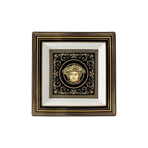 Versace Dish Virtus Gala Black 22cm -Versace