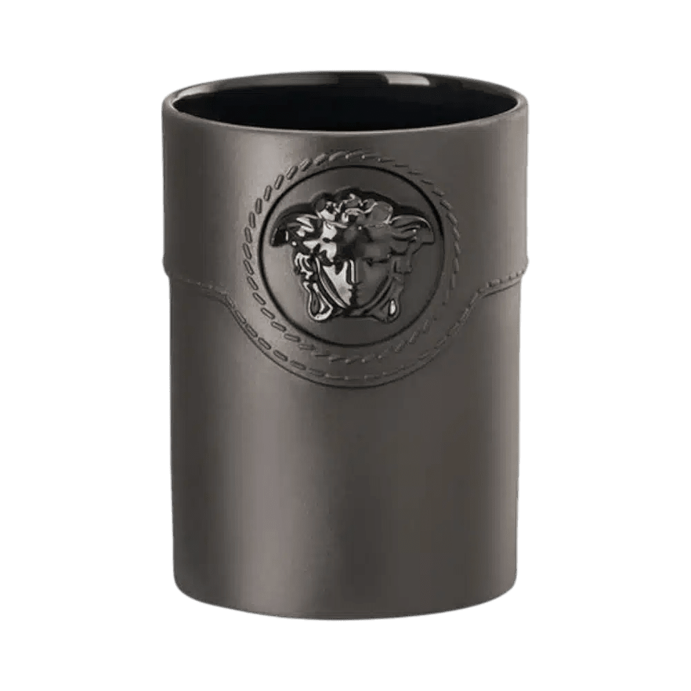 Versace La Medusa Mini Black Vase 10cm -Versace