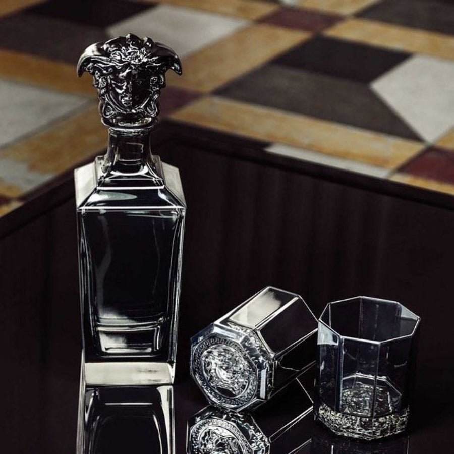 Versace Of Tumbler Medusa Lumiere Crystal Pair 9Cm -Versace