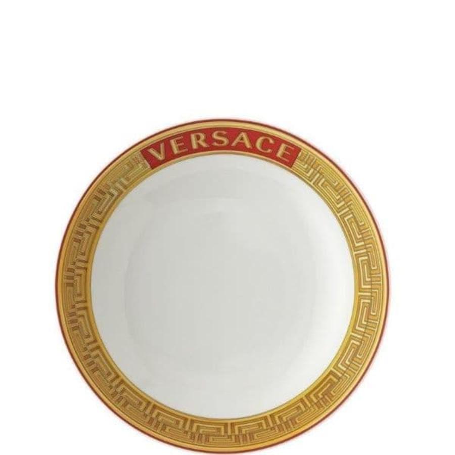 Versace Plate Deep Medusa Amplified Golden Coin 22Cm -Versace