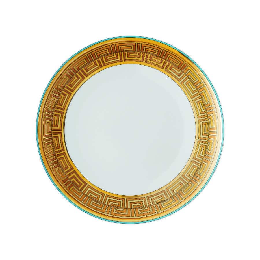 Versace Plate Medusa Amplified Coin Blue 28Cm -Versace