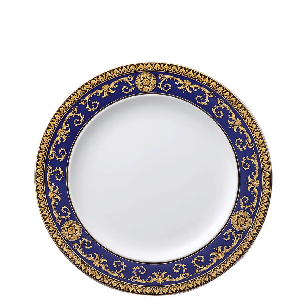 Versace Plate Medusa Blue Porcelain 27cm -Versace