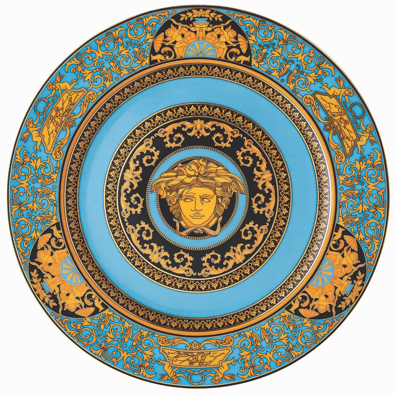 Versace Service/Wall Plate Celeste 30cm -Spilhaus