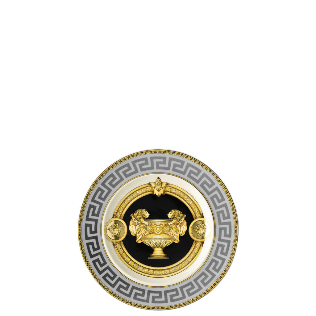 Versace Side Plate Prestige Gala Grey 2 18cm -Spilhaus