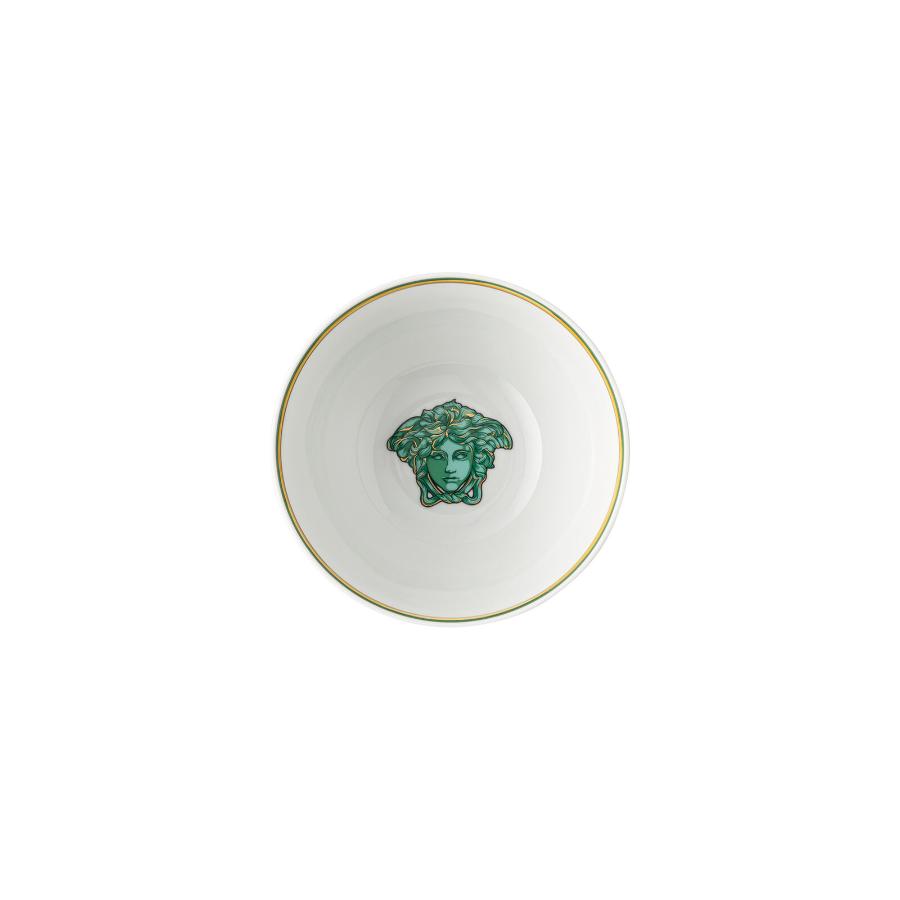 Versace Soup Bowl Medusa Amplified Green Coin 15Cm -Versace
