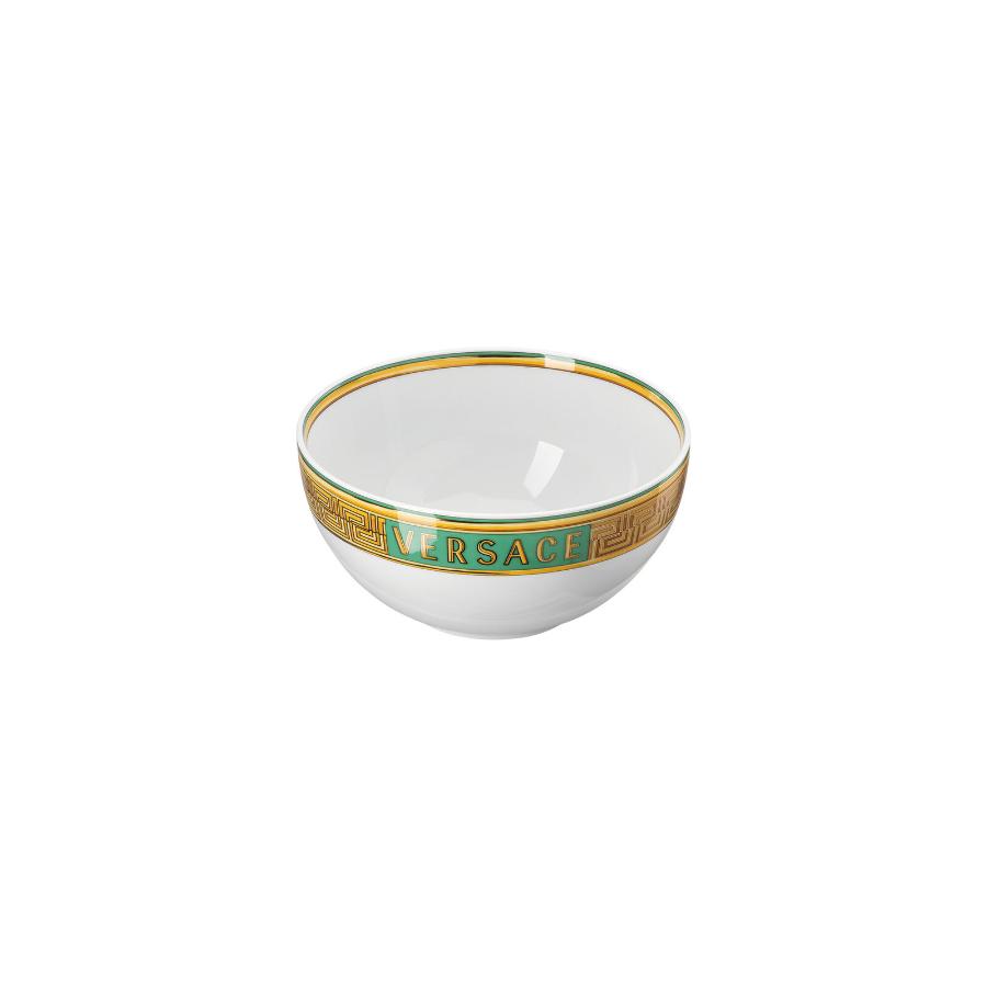Versace Soup Bowl Medusa Amplified Green Coin 15Cm -Versace