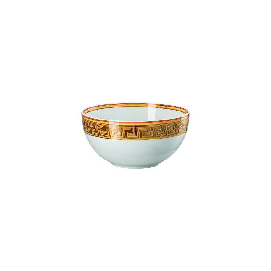 Versace Soup Bowl Medusa Amplified Orange Coin 15Cm -Versace
