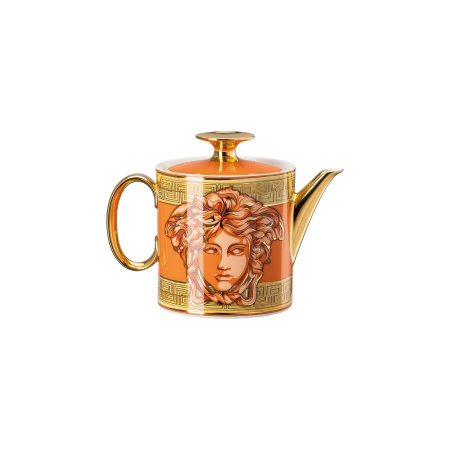 Versace Tea Pot 3 Medusa Amplified Orange Coin -Versace