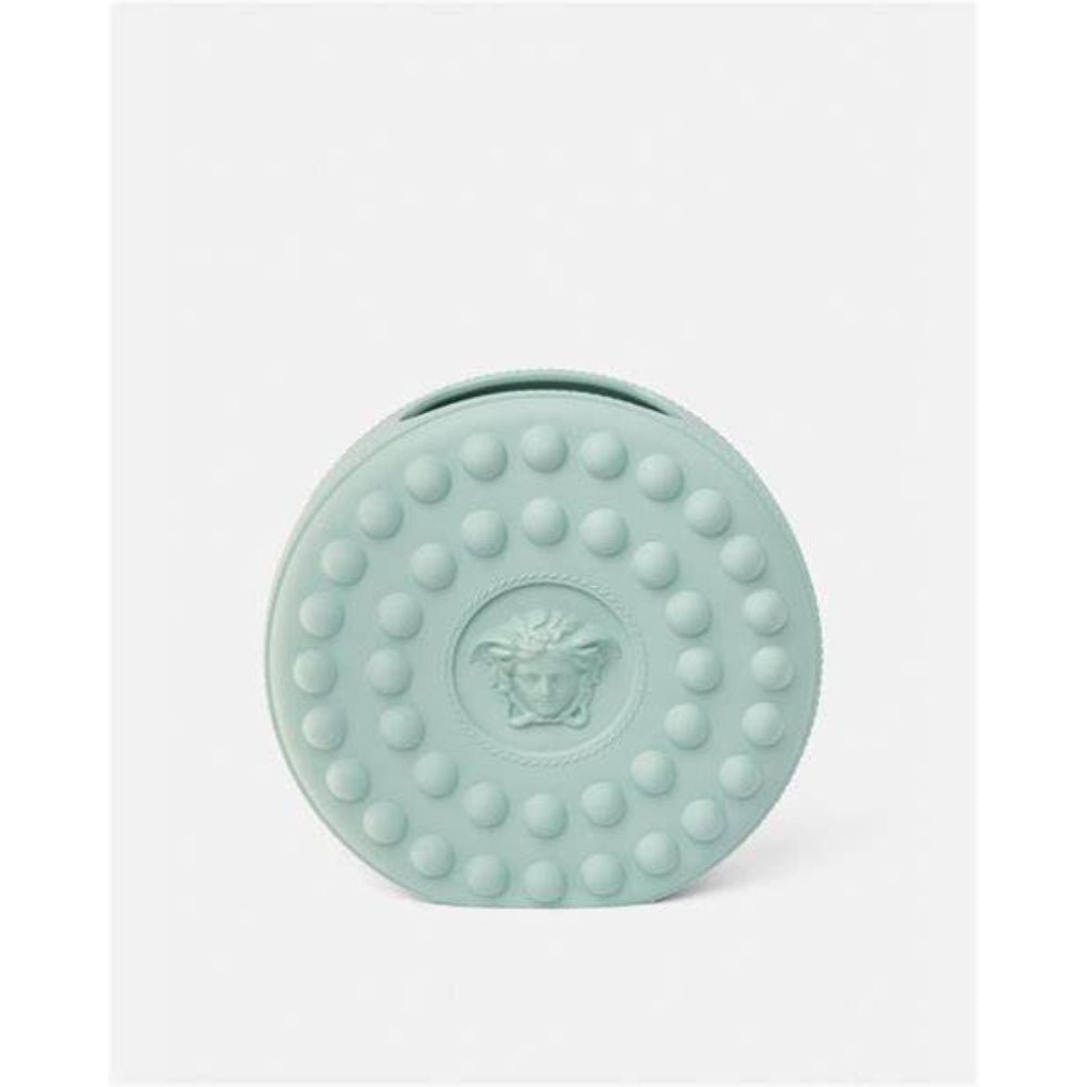 Versace Vase La Medusa Studded Green 27cm -Versace