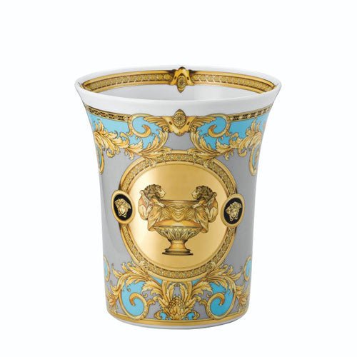 Versace Vase Prestige Gala (Grey Blue and Gold)(18cm) -Versace