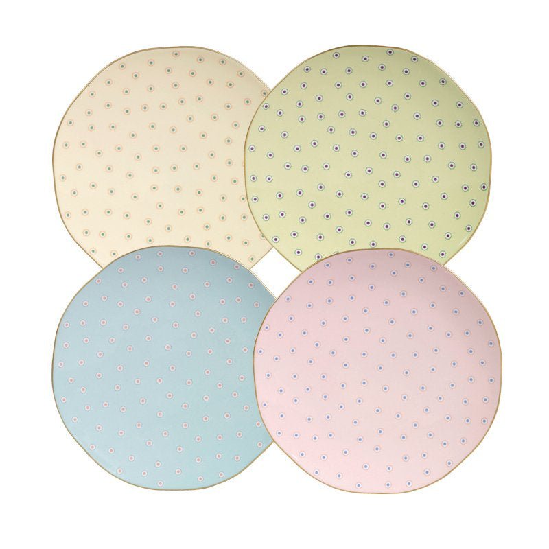 Wedgewood Teaplates Harlequin Polka (Set Of 4) -Spilhaus