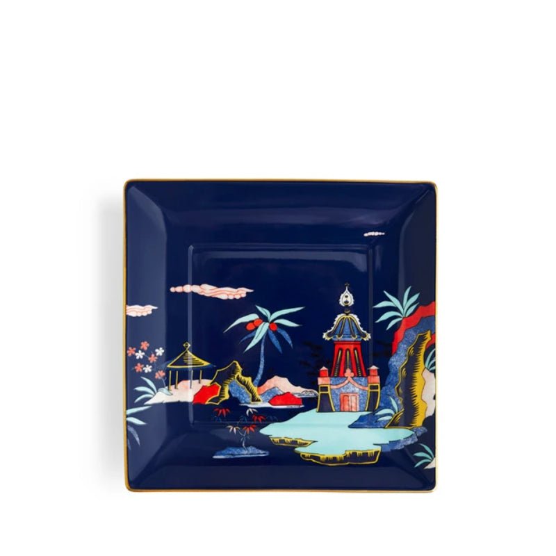 Wedgewood Tray Blue Pagoda 14.5cm -Spilhaus