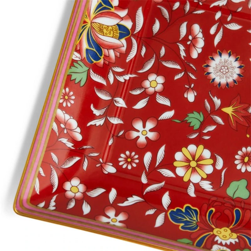 Wedgewood Tray Crimson Jewel 14.5cm -Spilhaus
