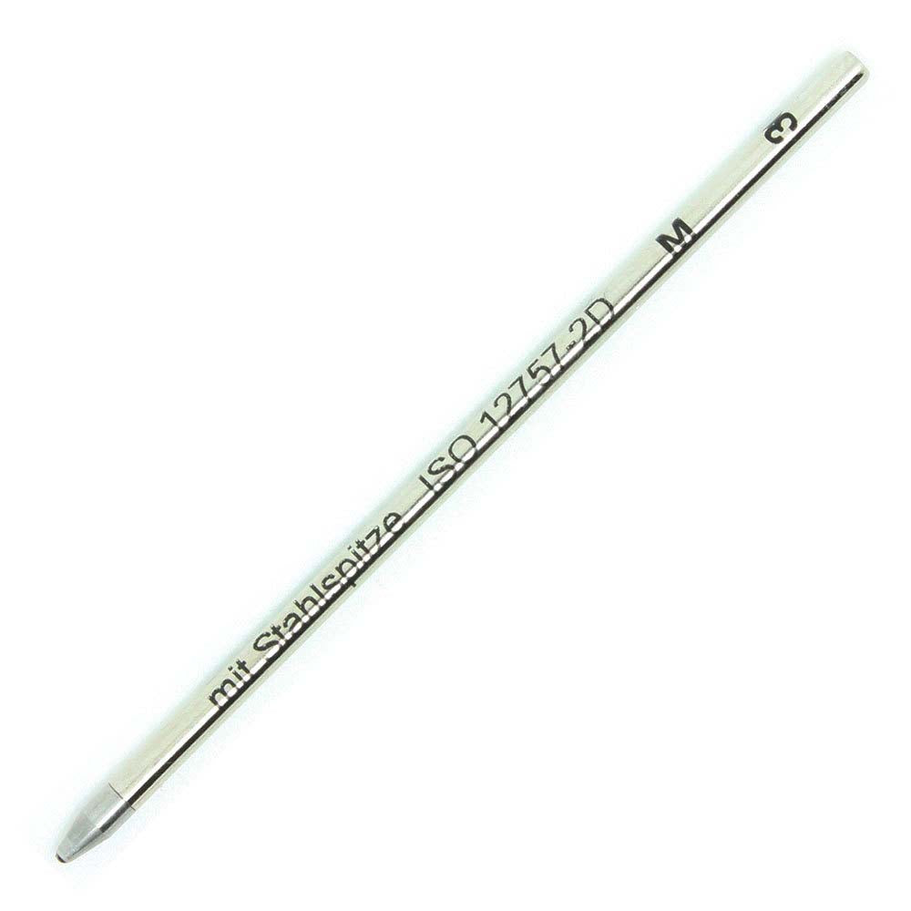 Swarovski black ballpoint pen refill with sleek design and smooth ink flow, compatible with Swarovski ballpoint pens.