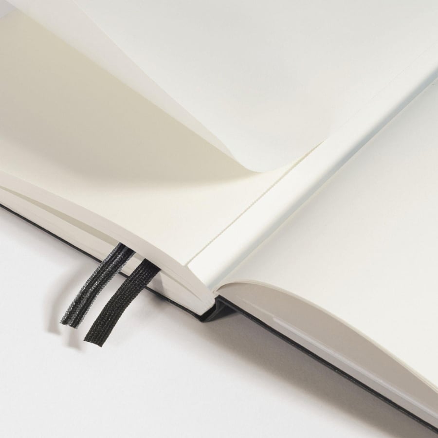 Leuchtturm1917 Medium hardcover notebook with 251 numbered ruled pages, A5 size, sleek design and durable cover.