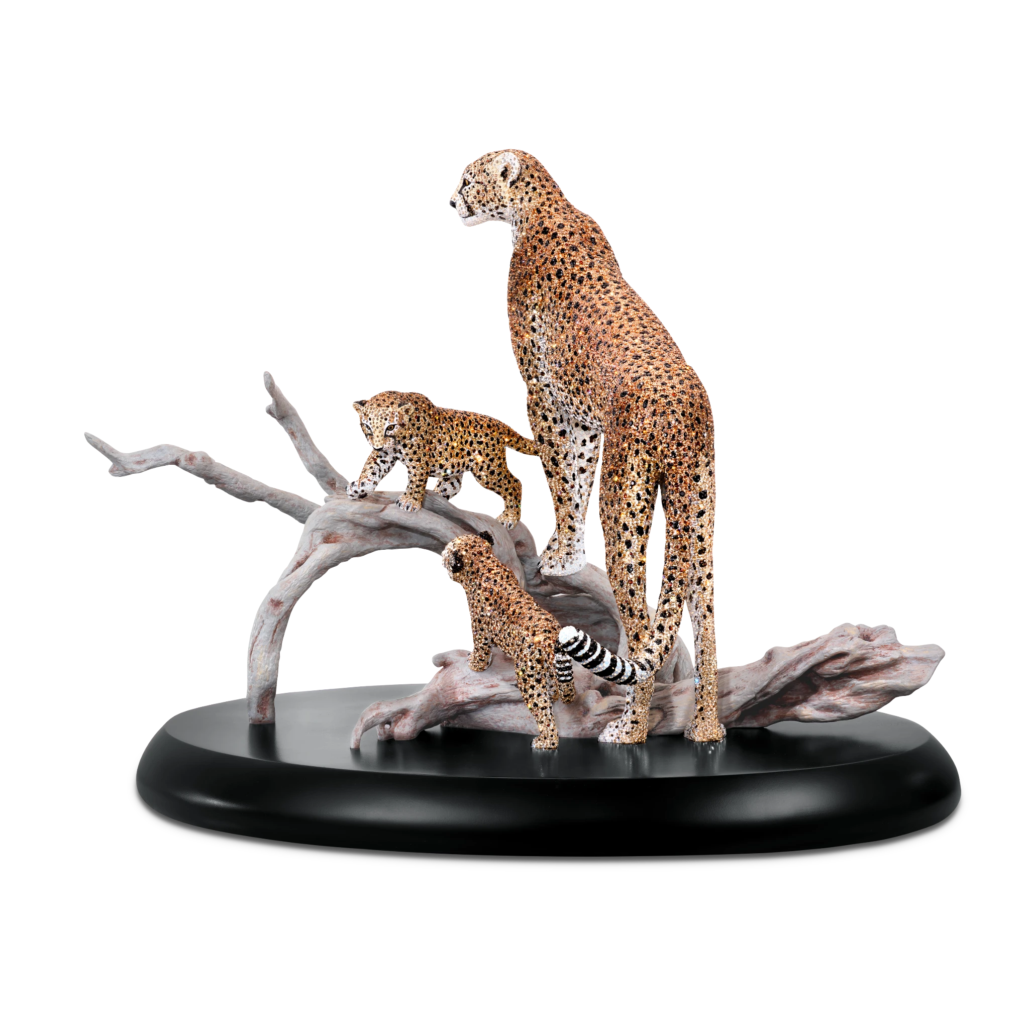 Limited edition Swarovski Crystal Myriad Mirembe jewelry piece with sparkling crystal details against a neutral background.