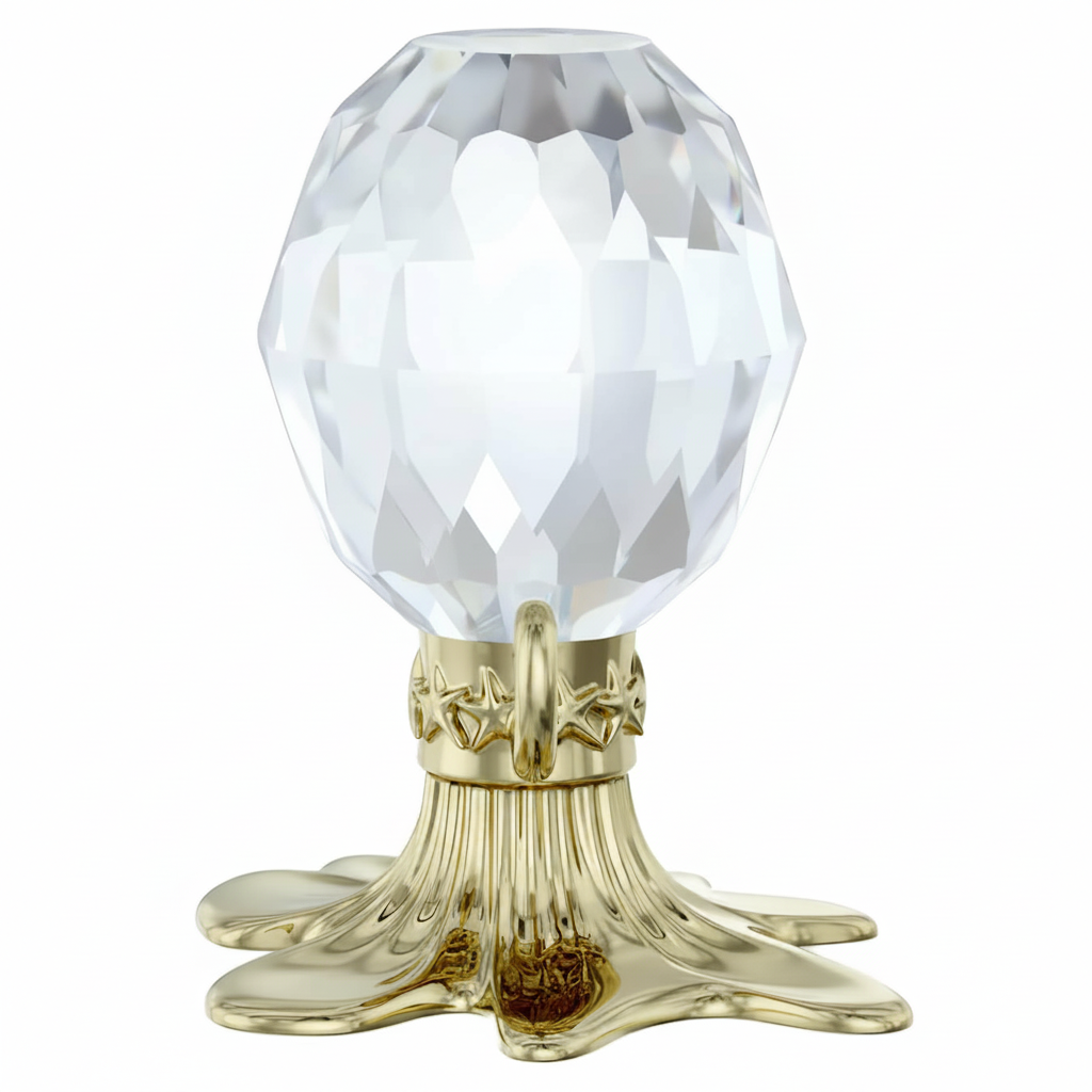 Swarovski Aquarius zodiac ornament featuring a sparkling crystal figure of the water bearer with detailed craftsmanship.