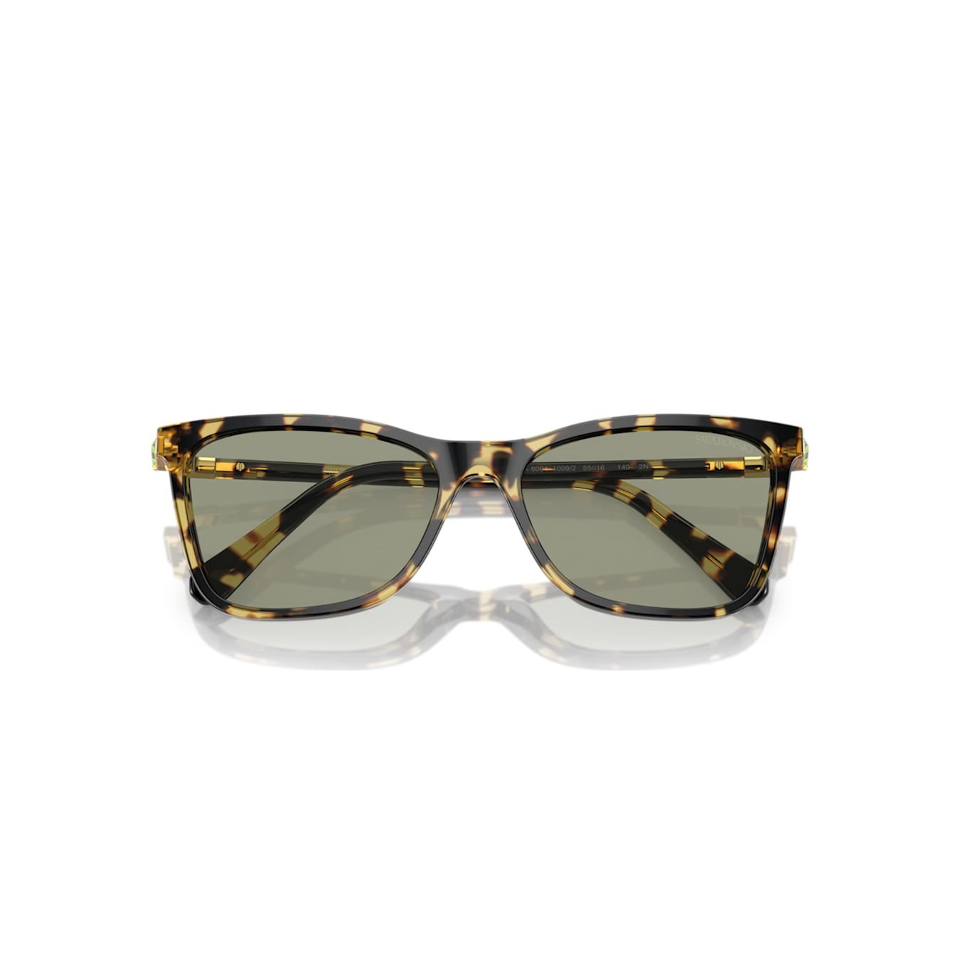 Swarovski Lucent SK6004EL brown sunglasses with stylish frame and tinted lenses, featuring elegant Swarovski branding.