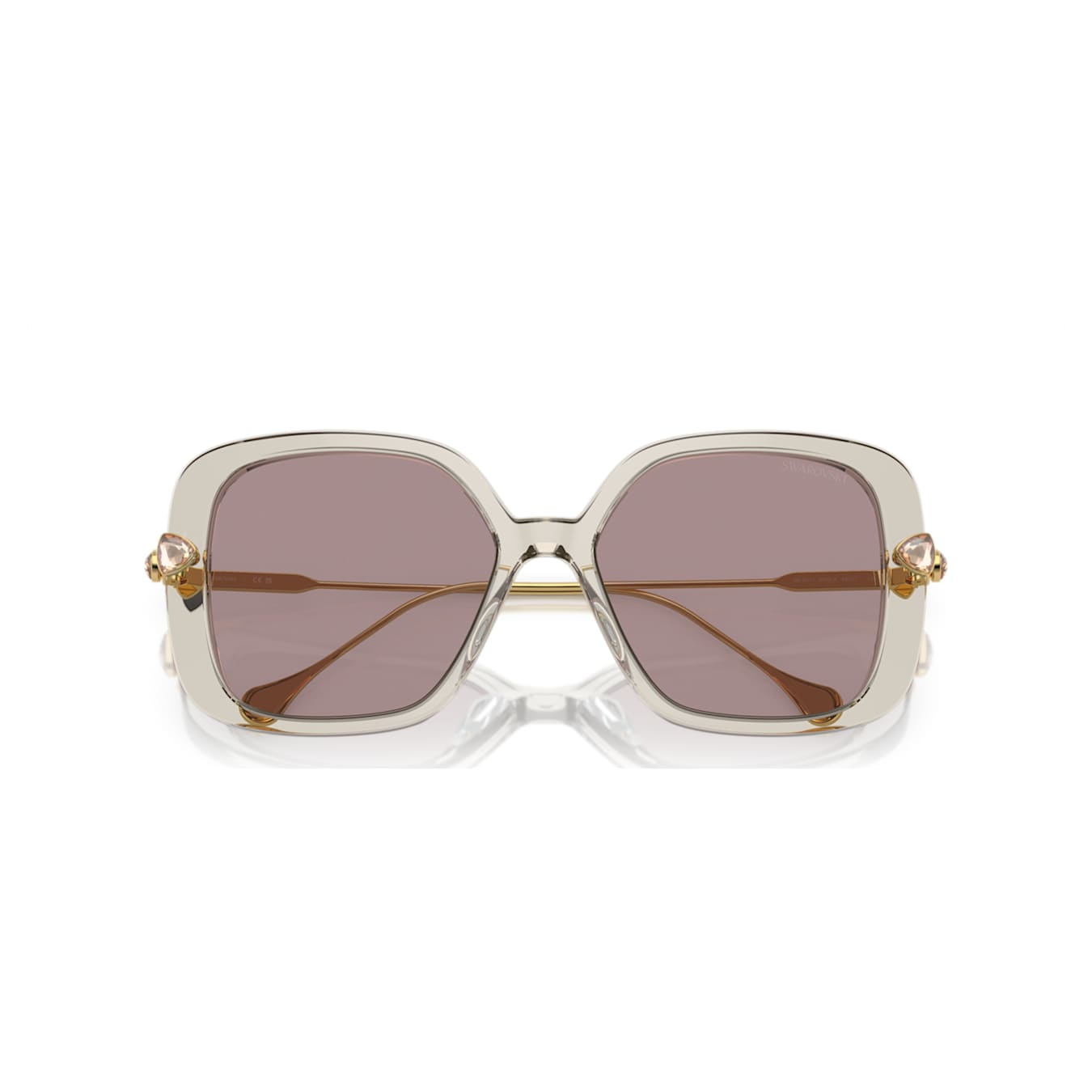 Swarovski Mesera SK6011EL purple sunglasses with tinted lenses and stylish frame, showcasing elegant design and vibrant color.