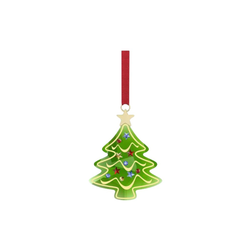 Swarovski Holiday Cheers holiday tree ornament with sparkling crystal details and festive design for Christmas decorations
