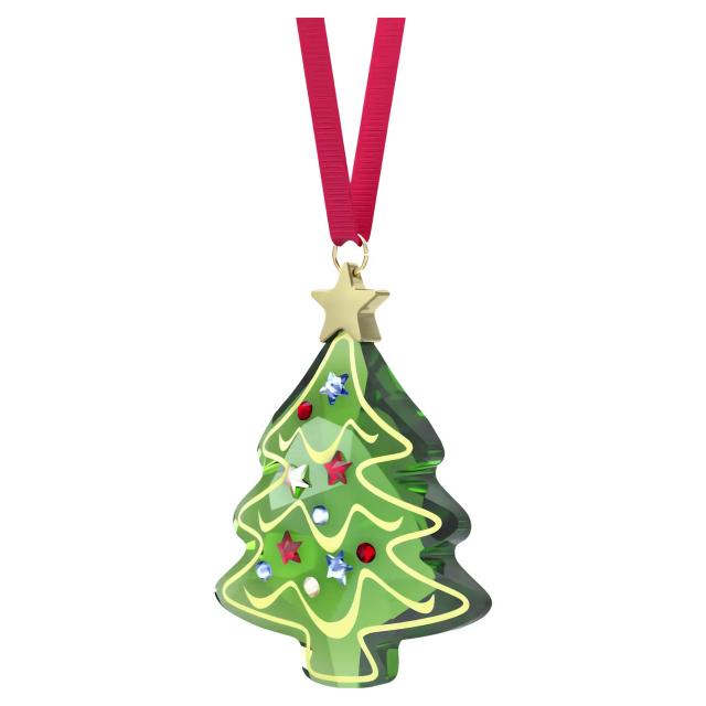 Swarovski Holiday Cheers Christmas tree ornament with sparkling crystal design and festive holiday motif.