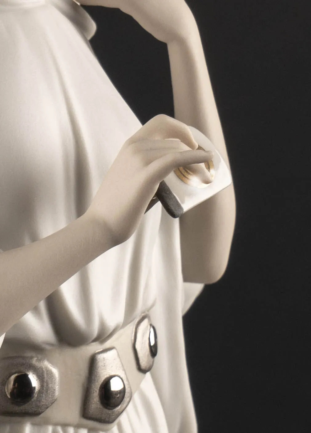 Lladro Princess Leia™'s New Hope Sculpture featuring a detailed porcelain depiction of Princess Leia in her iconic outfit.