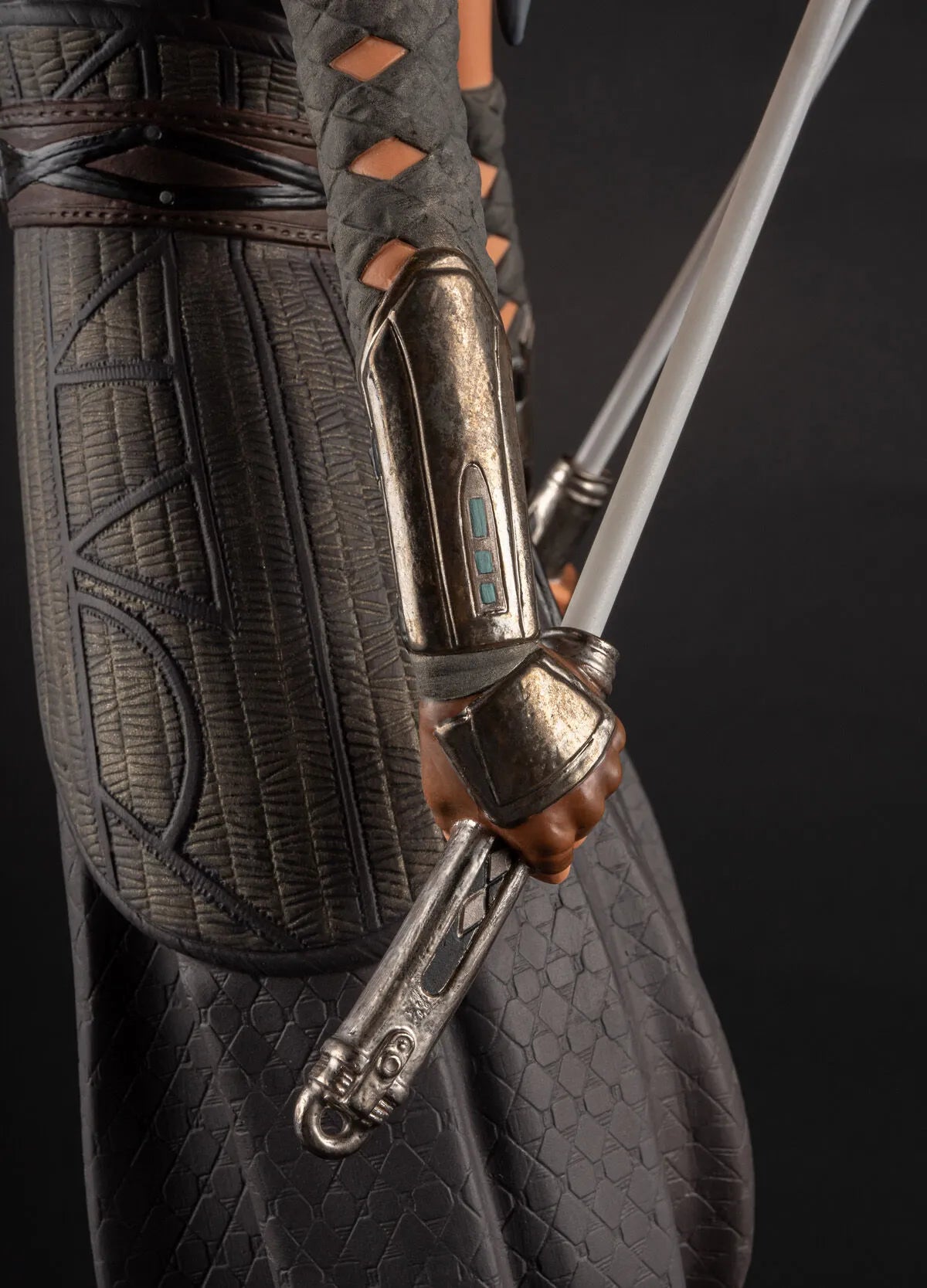 Lladro Ahsoka Tano™ sculpture limited edition, detailed porcelain figure of the Star Wars character with vibrant colors and intricate design.