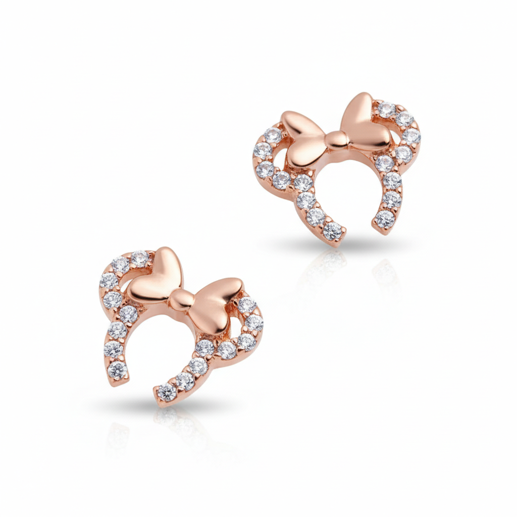 Close-up of MISU Magic Is Studs by Misu, showcasing stylish silver stud earrings with a sleek, modern design.