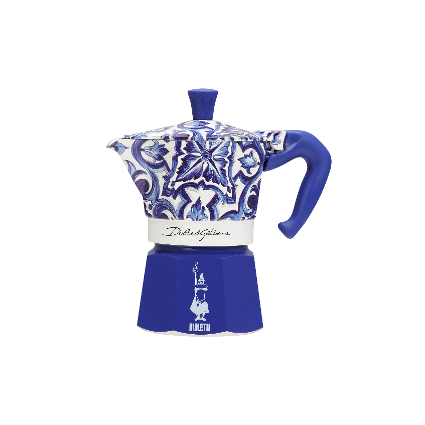 Bialetti Espresso Coffee Maker Blue Mediterraneo Dolce & Gabbana